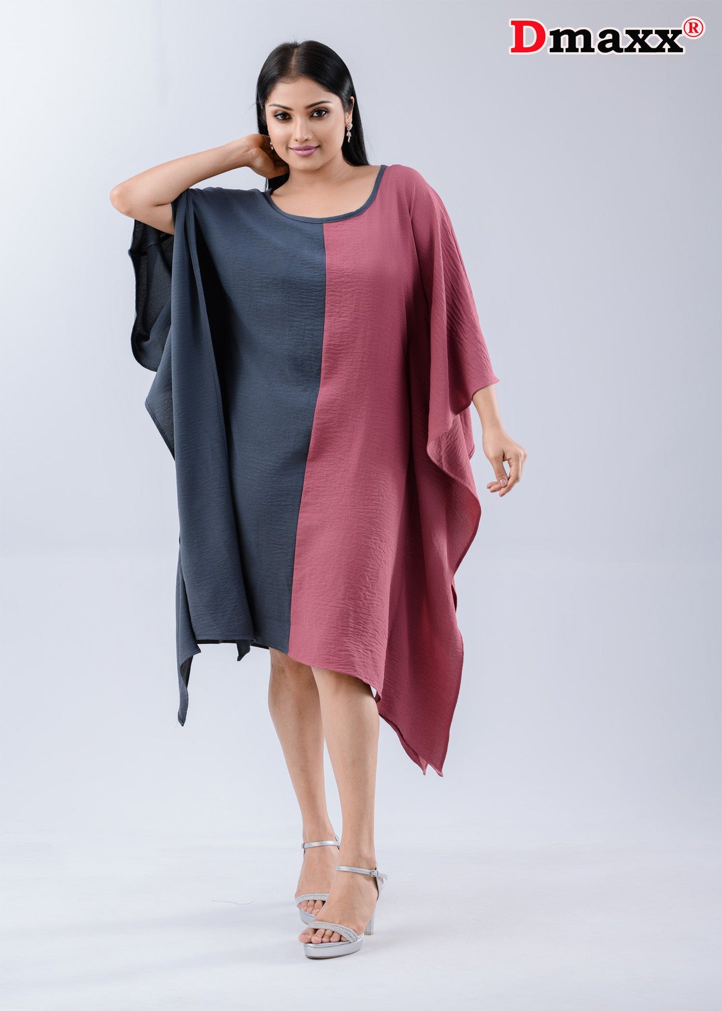 Plain CEY Linen Tie Up Kaftan.