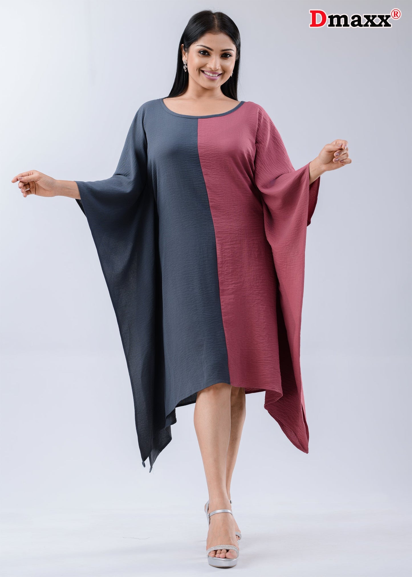 Plain CEY Linen Tie Up Kaftan.
