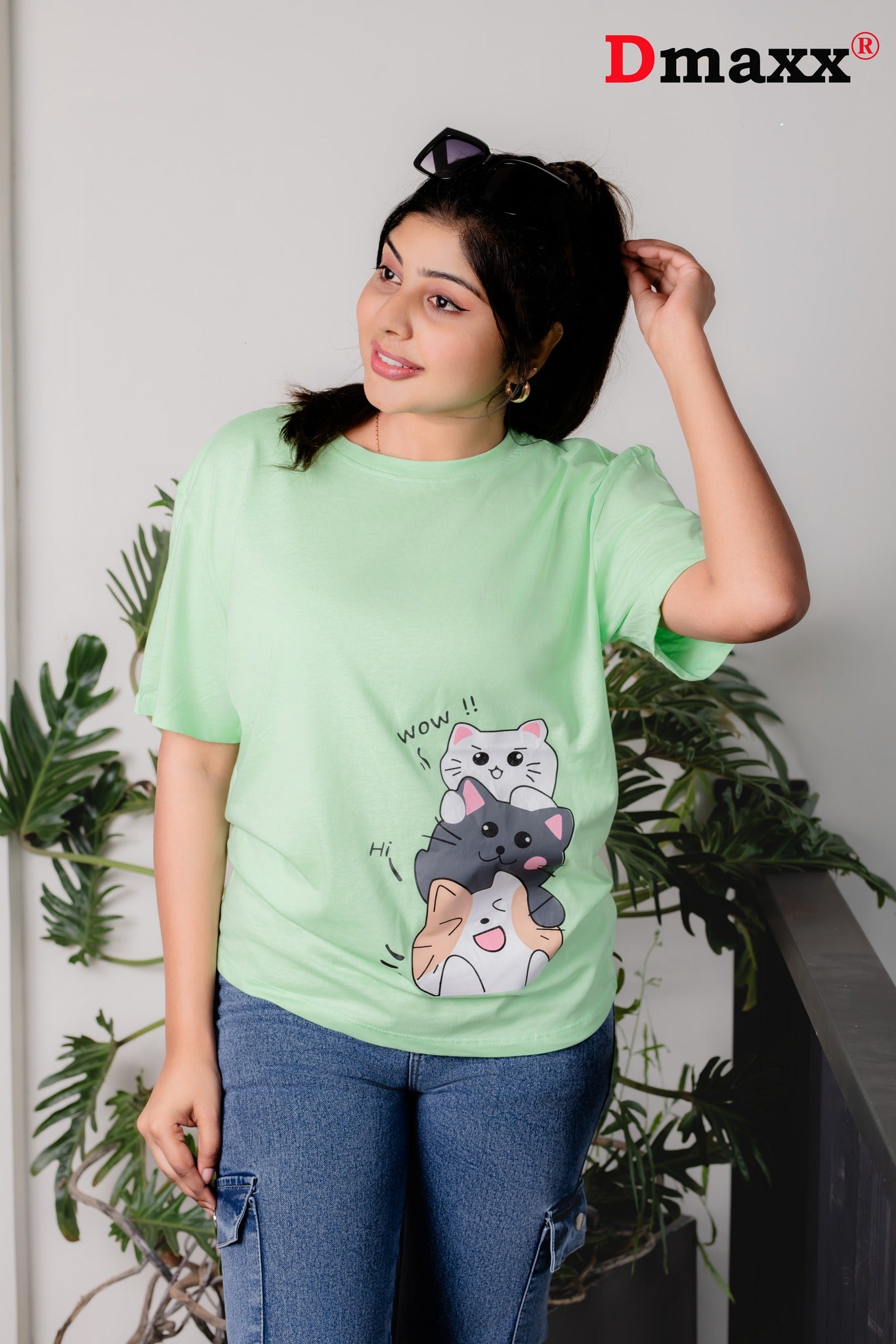 Cat Tower Tee💚✨