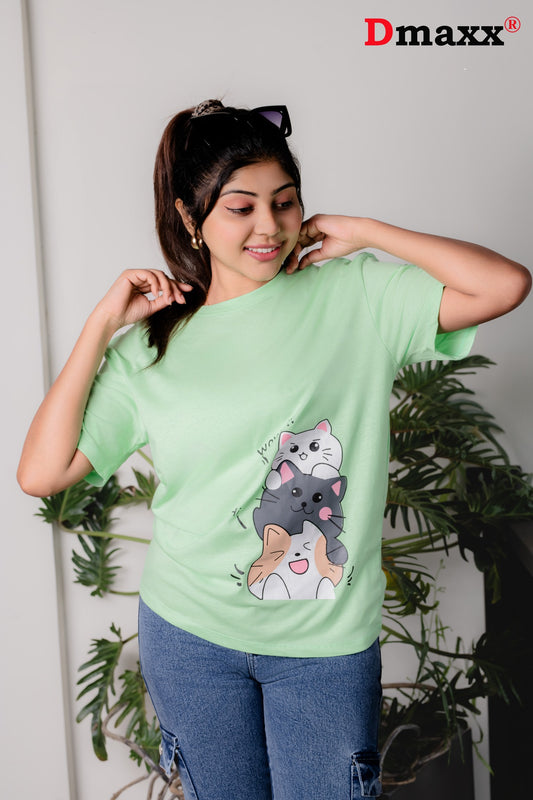 Cat Tower Tee💚✨