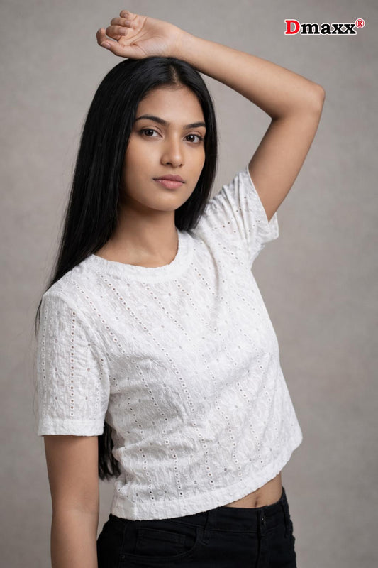 Snowfall Stitch Top ❄️🤍