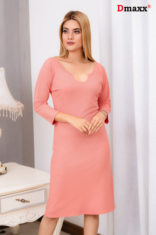 Peach Elegance Dress 🌸💫