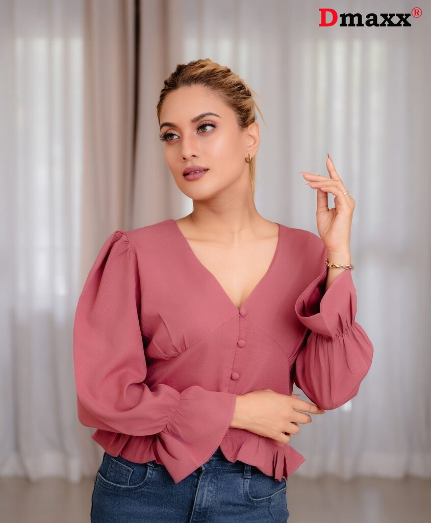 Zara Button Front Blouse 🌸