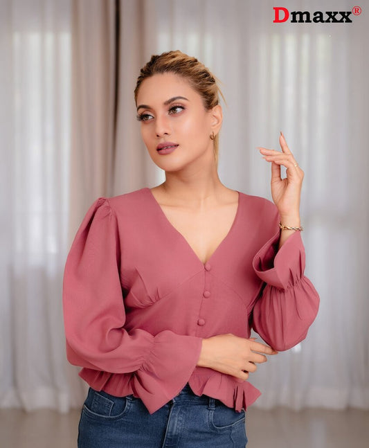 Zara Button Front Blouse 🌸